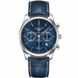 LONGINES WATCH THE LONGLES MASTER COLLECTION 42mm Blue Steel Man Auto Chronograph L2.759.4.92.0
