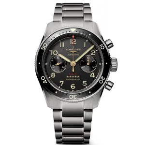 LONGINES WORKSHIP FLYBACK 42mm anthracite automatic Titanium L3.821.1.53.6