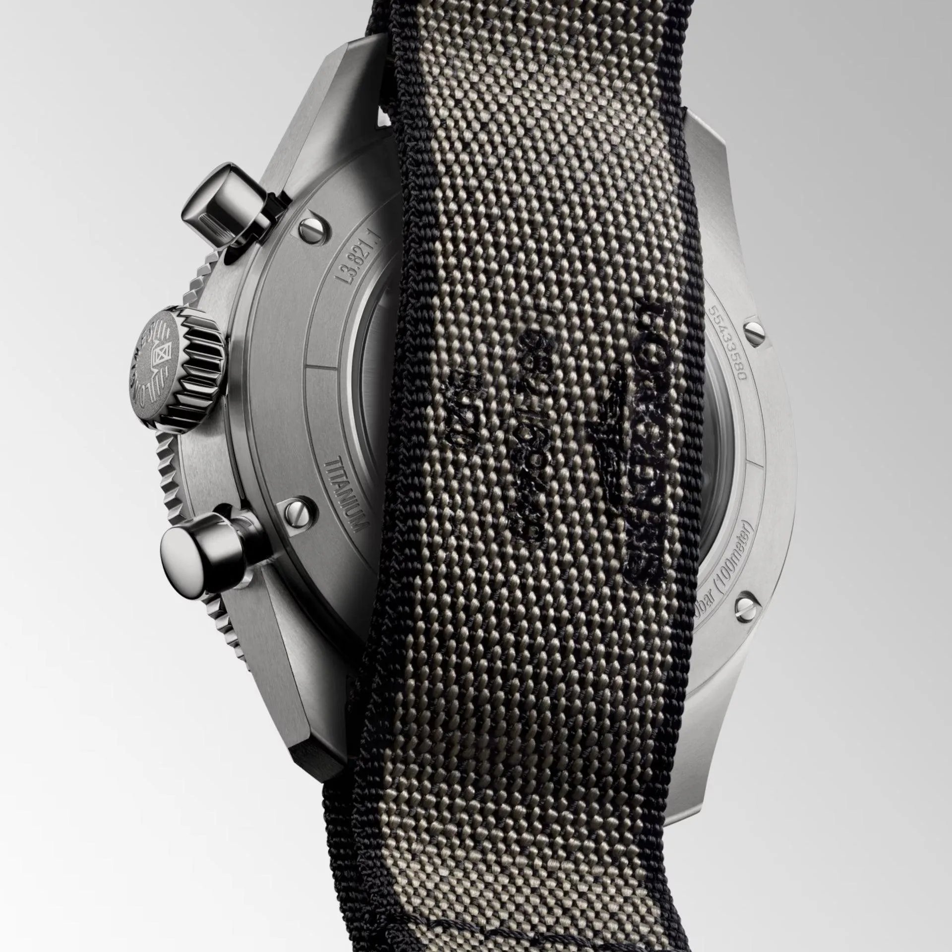 LONGINES WORKSHIP Spirit Flyback Titanium 42mm Automatic Anti -Cite Titanium L3.821.1.53.2