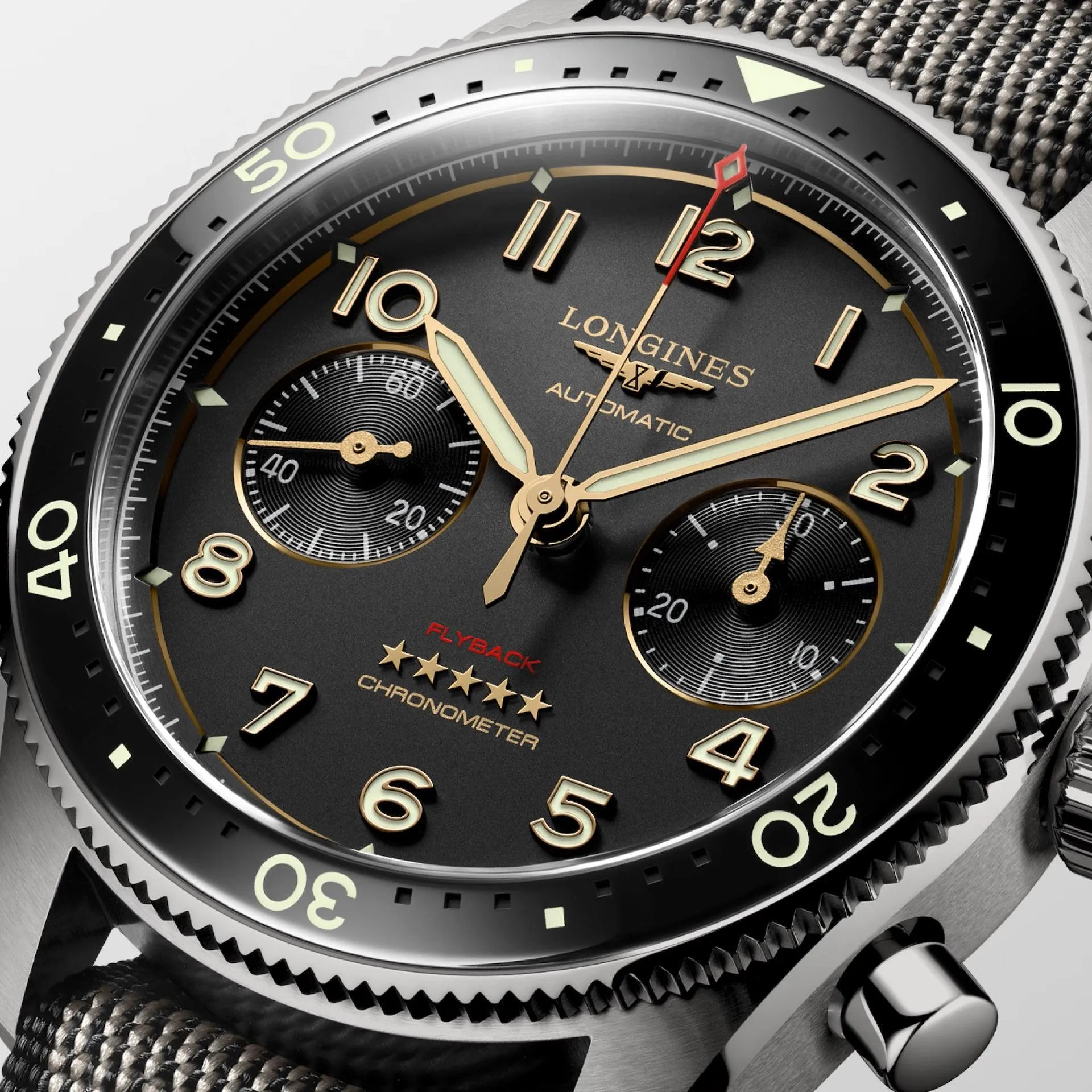 LONGINES WORKSHIP Spirit Flyback Titanium 42mm Automatic Anti -Cite Titanium L3.821.1.53.2
