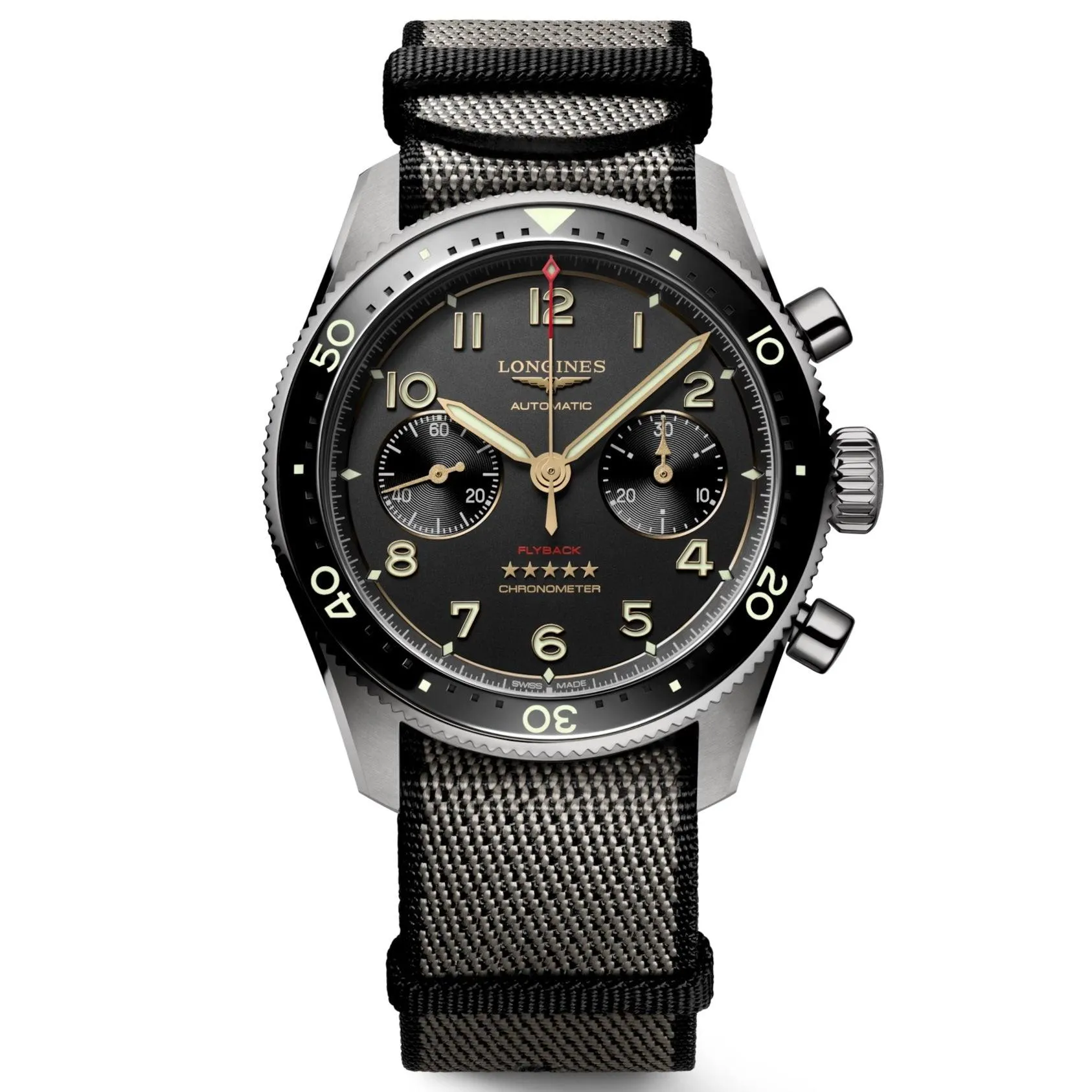 LONGINES WORKSHIP Spirit Flyback Titanium 42mm Automatic Anti -Cite Titanium L3.821.1.53.2