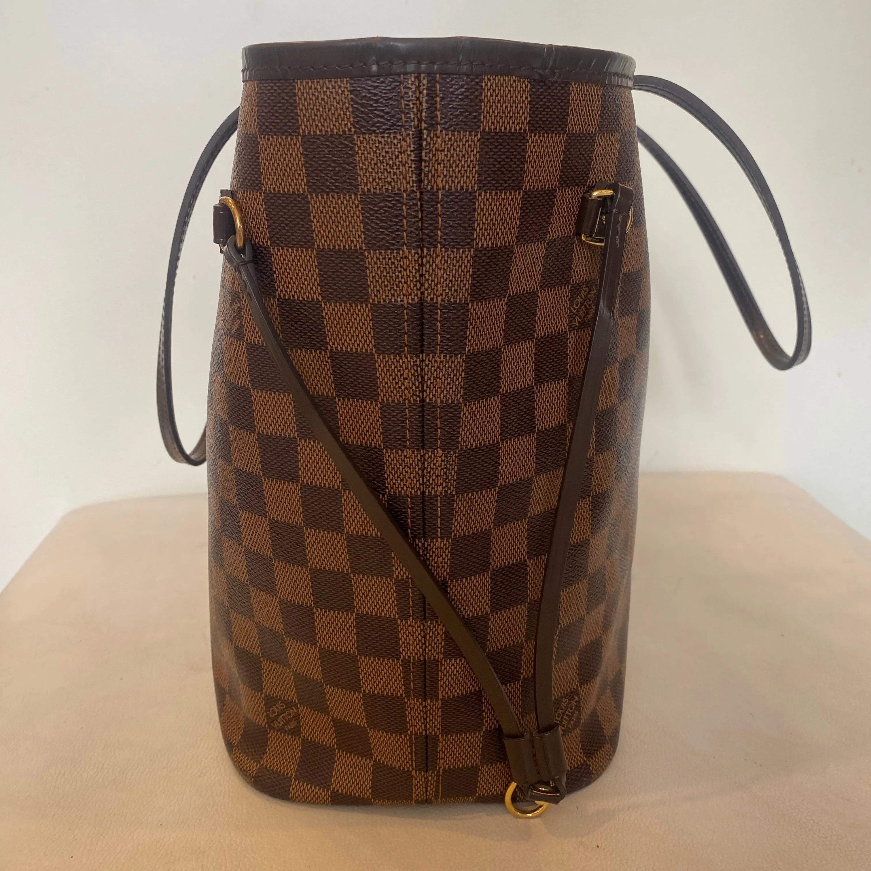 LOUIS VUITTON Damier Ebene Neverfull MM