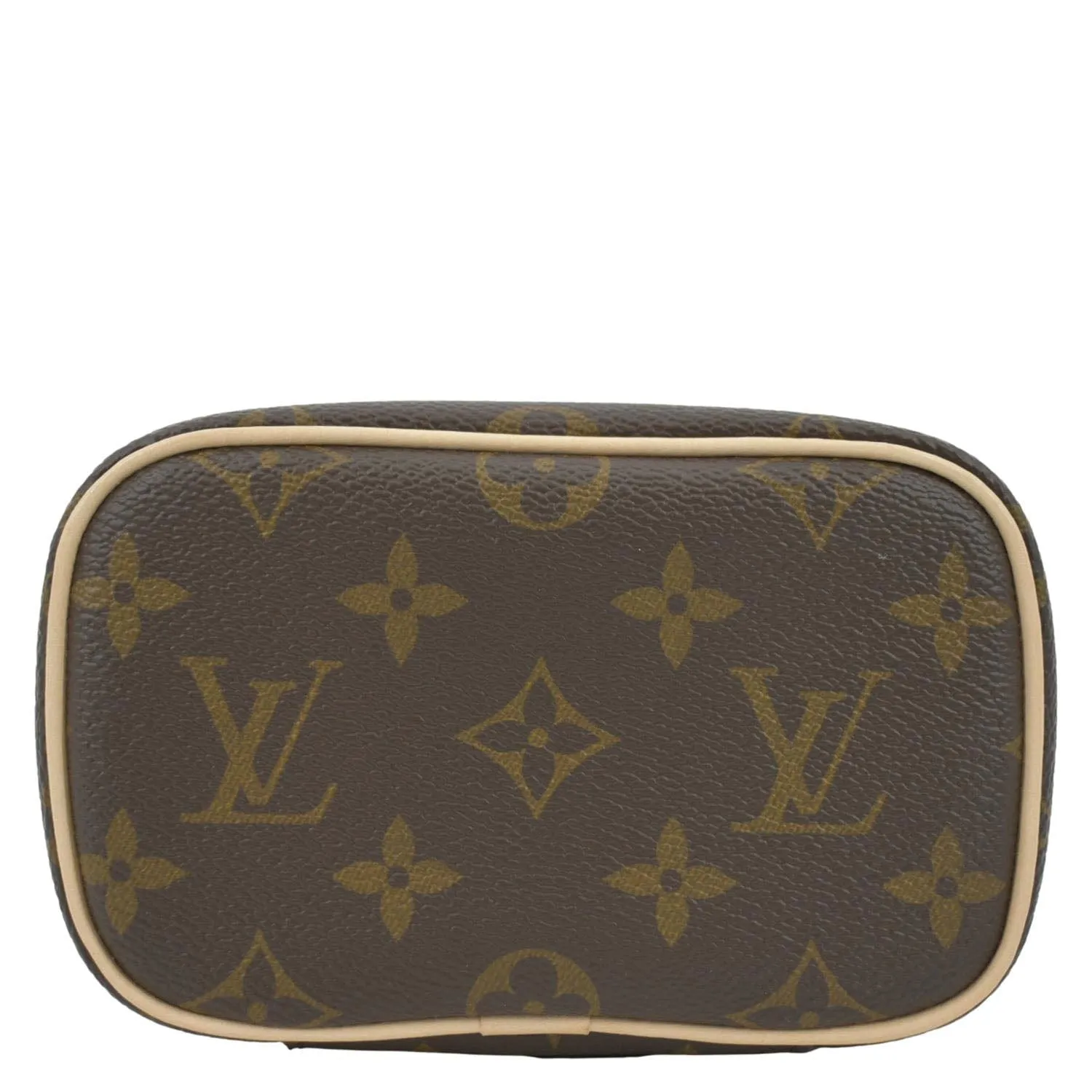 LOUIS VUITTON Nice Nano Monogram Canvas Toiletry Pouch Brown