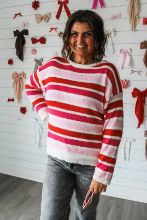 Love Is In The Air • Pink Stripes - FINAL SALE