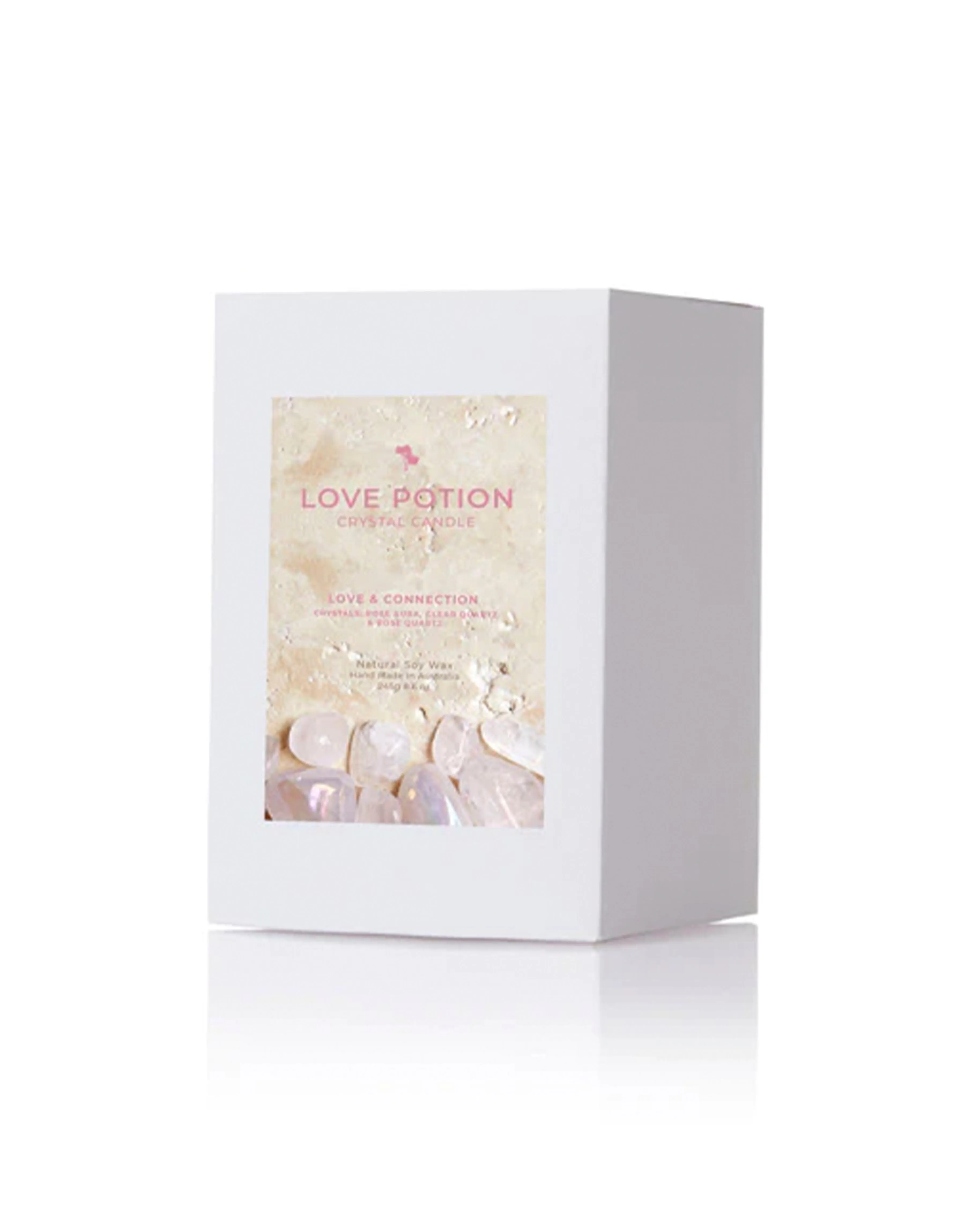 Love Potion Crystal Candle