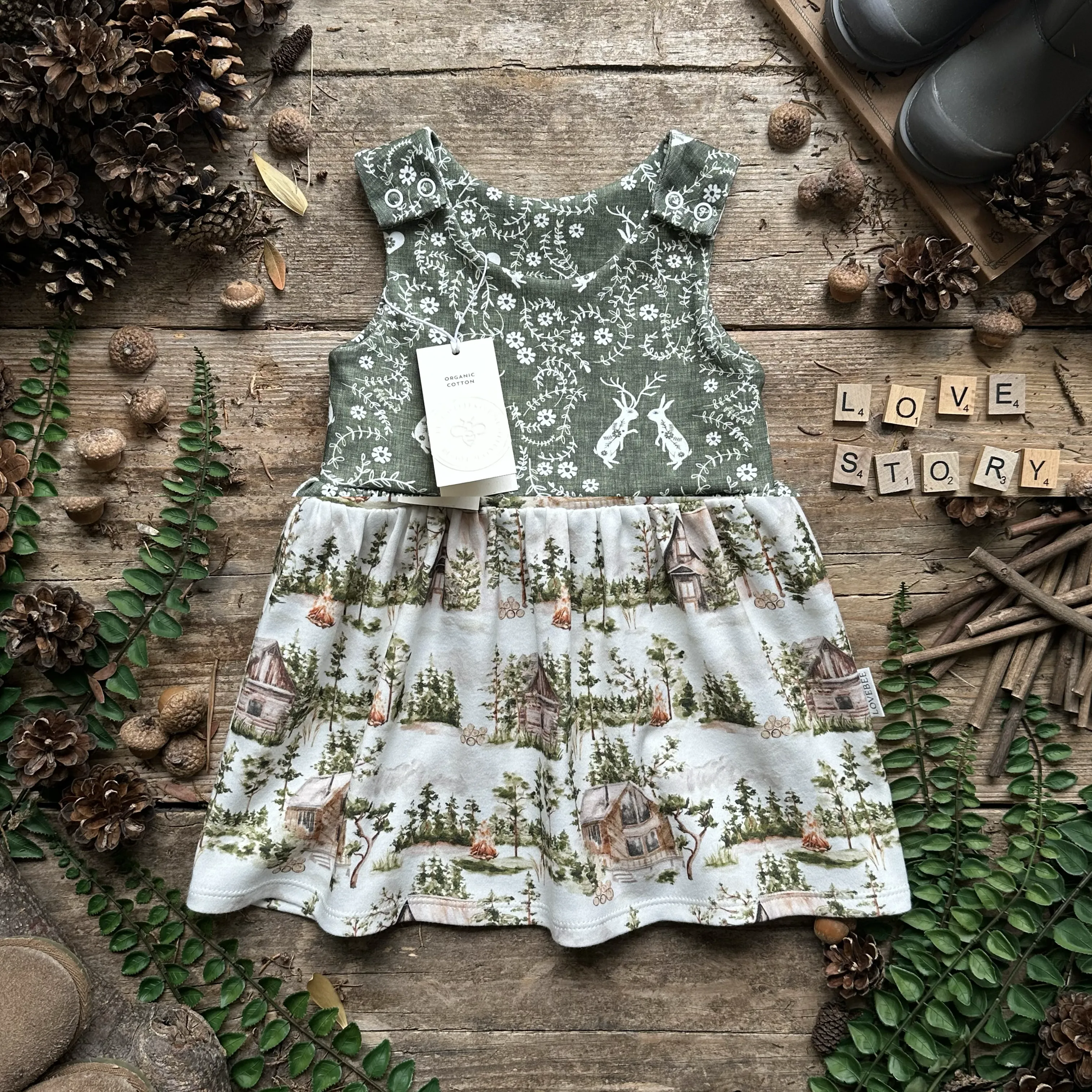 Love Story   Cabin Campfire Hybrid Dress