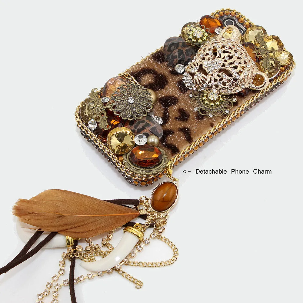 LUX Leopard Design with Phone Charm (Style 422)