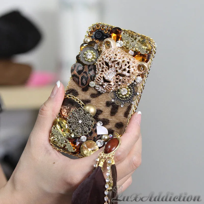 LUX Leopard Design with Phone Charm (Style 422)
