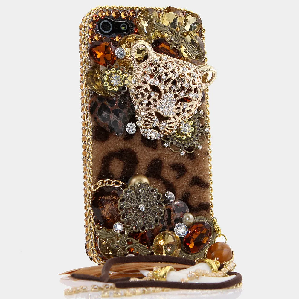 LUX Leopard Design with Phone Charm (Style 422)