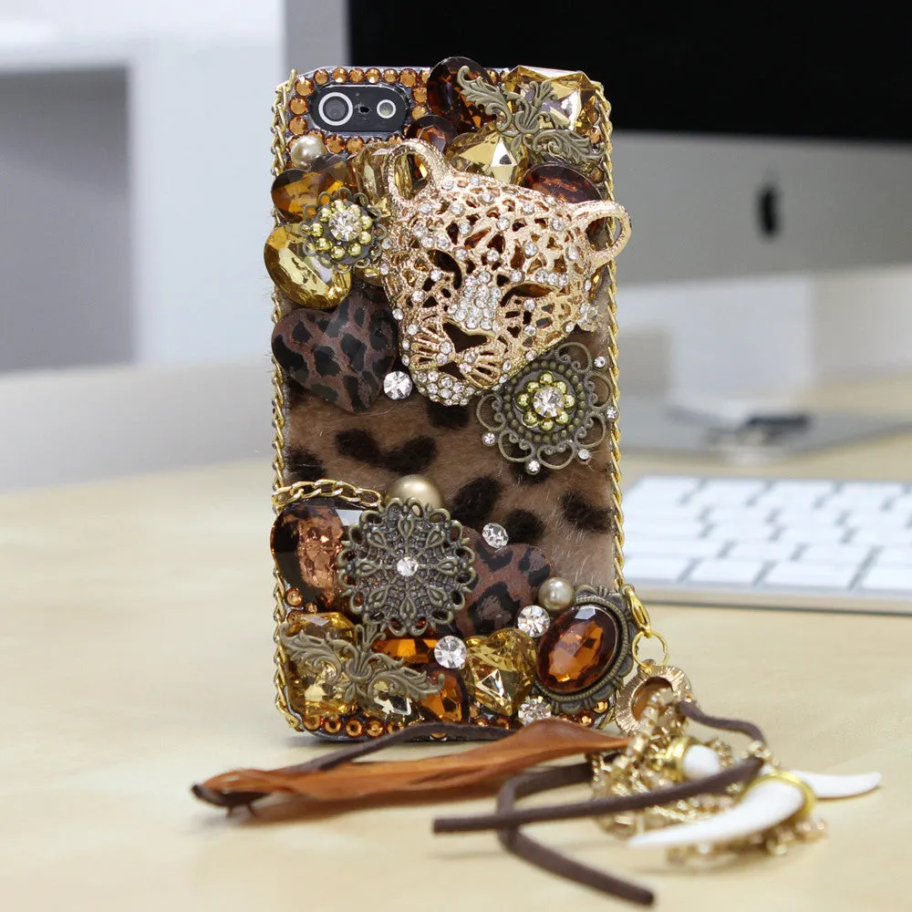 LUX Leopard Design with Phone Charm (Style 422)