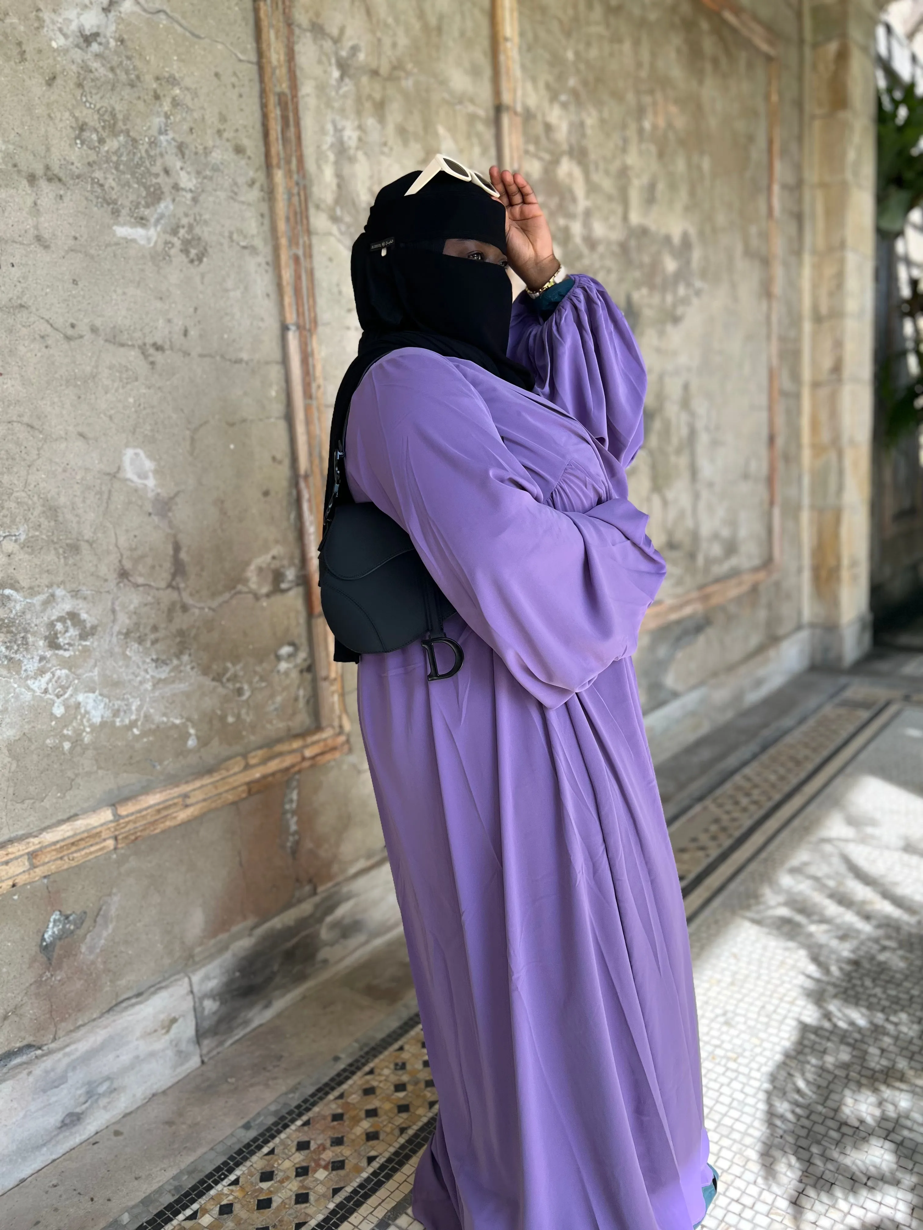 Luxe Puff  Drop Sleeve Abaya