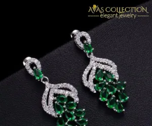 Luxury Big Flower Drop Earring
