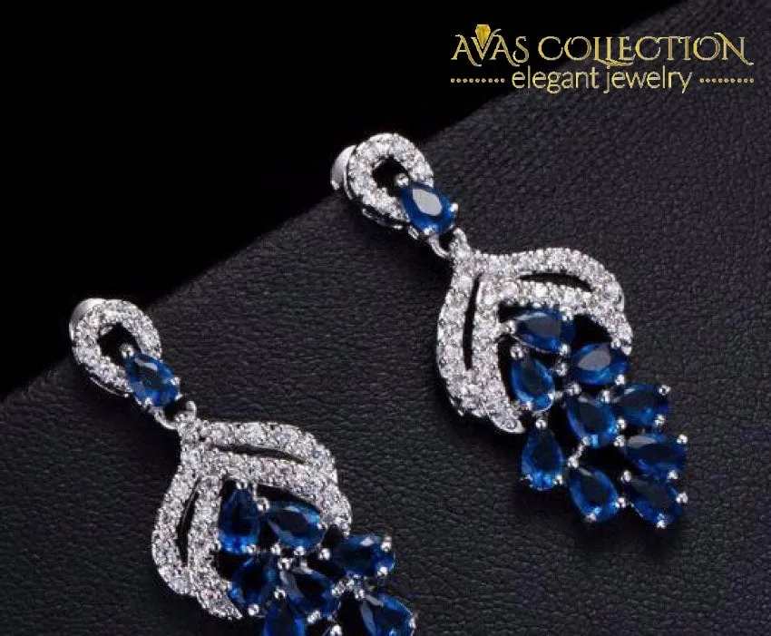 Luxury Big Flower Drop Earring