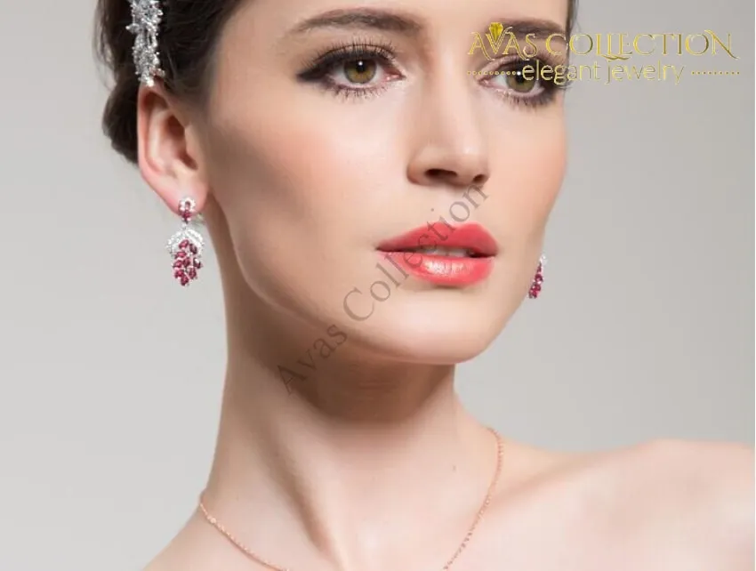 Luxury Big Flower Drop Earring