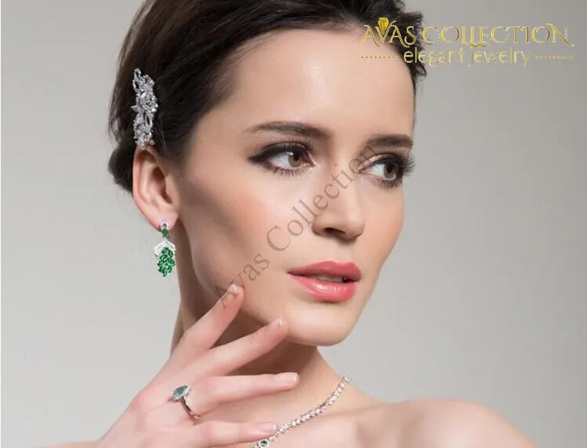 Luxury Big Flower Drop Earring