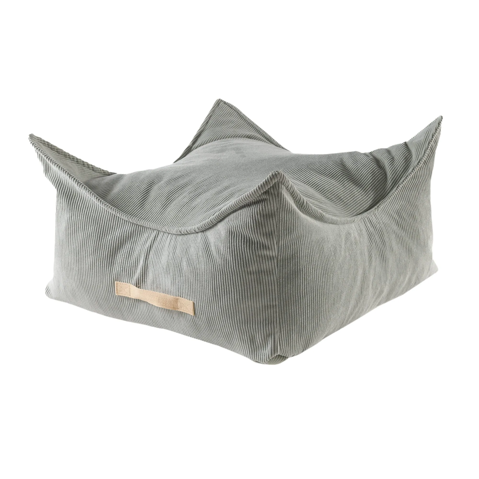 Luxury Corduroy Square Pouffe For Kids By MeowBaby
