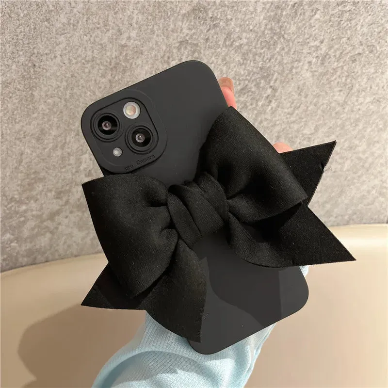 Luxury Cute 3D Bow Matte Phone Case