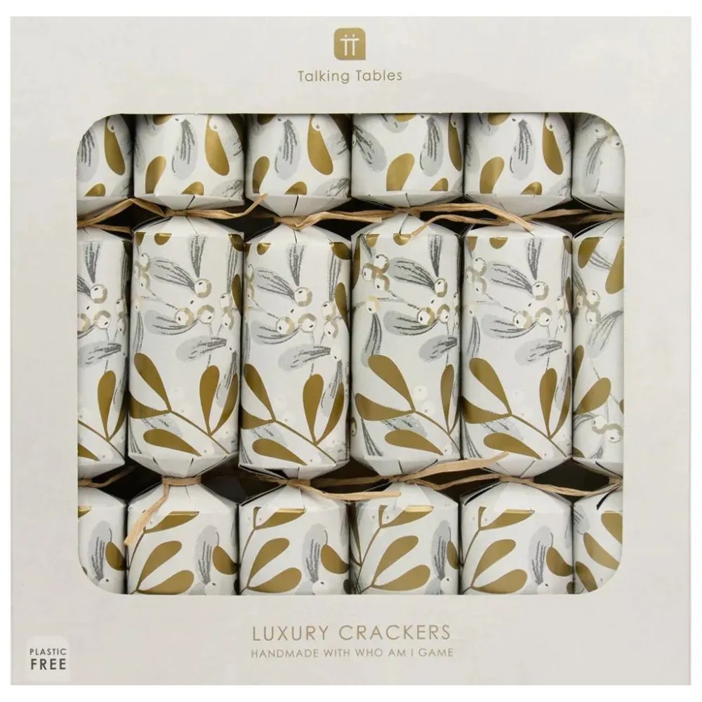 Luxury Eco Crackers - Mistletoe (Set of 6)