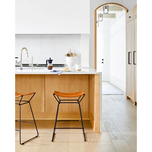 Luxury Leather Counter Stool