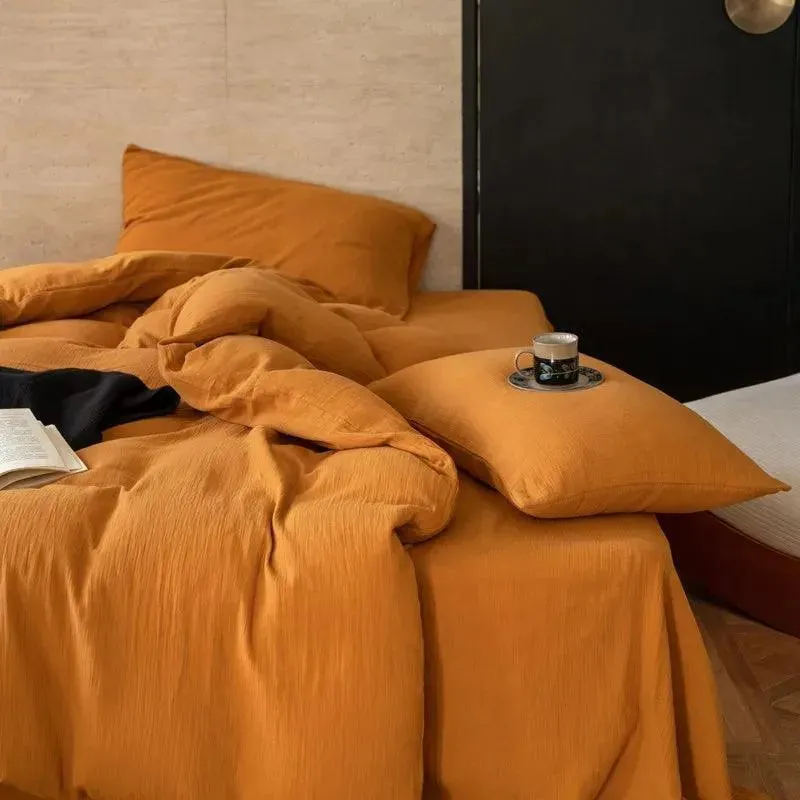 Luxury Linen Blend Duvet Cover Set