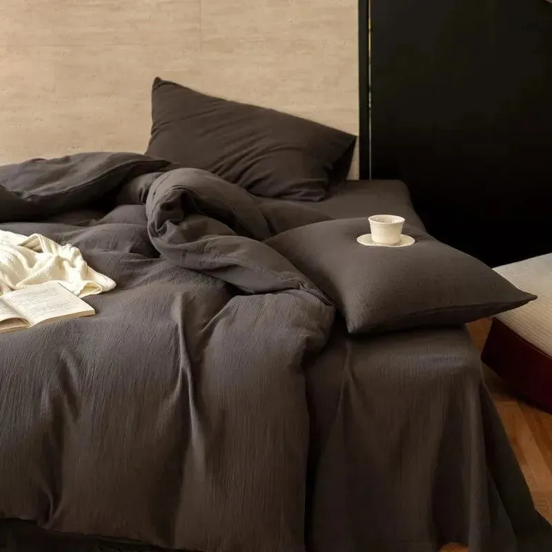Luxury Linen Blend Duvet Cover Set