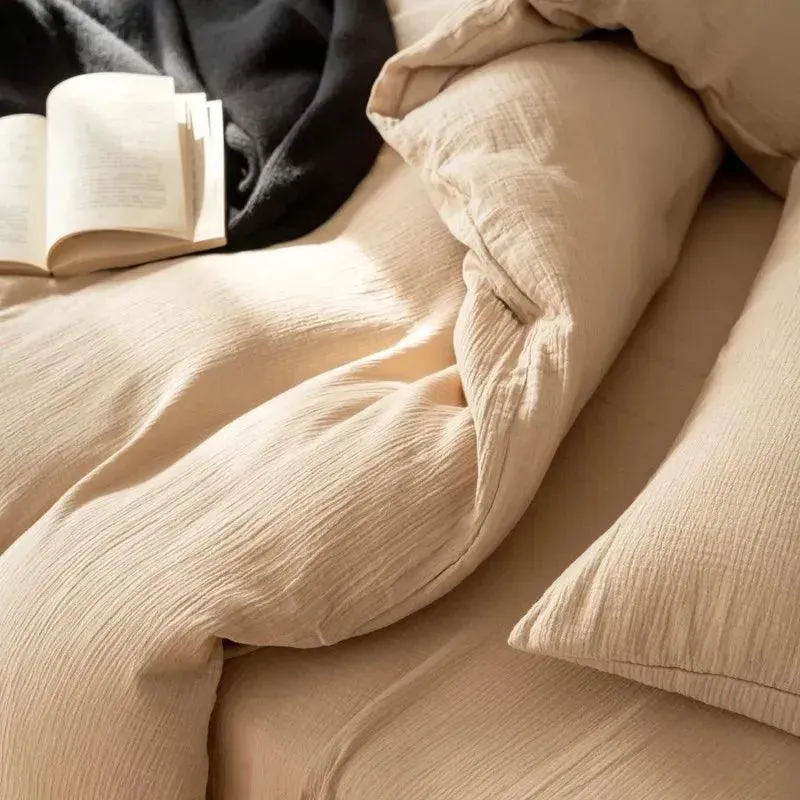 Luxury Linen Blend Duvet Cover Set