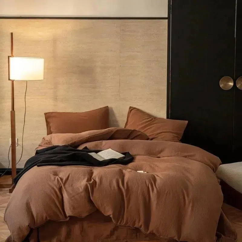 Luxury Linen Blend Duvet Cover Set