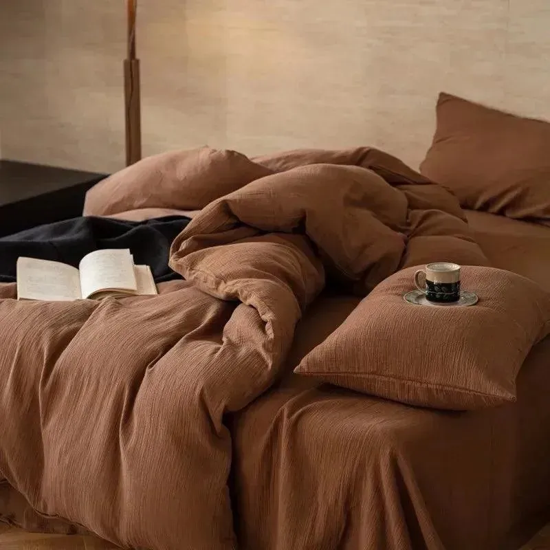 Luxury Linen Blend Duvet Cover Set