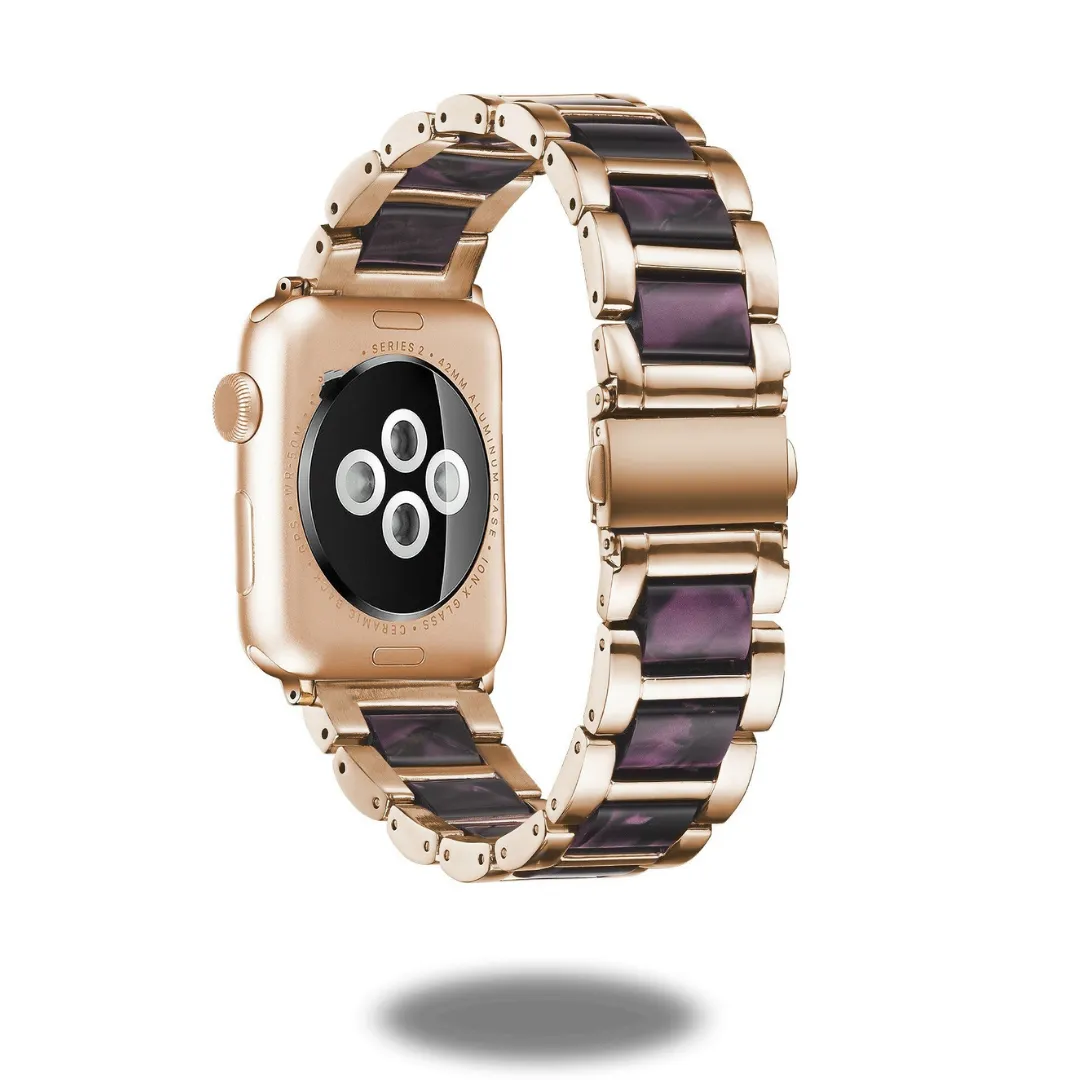 Luxury Metal Resin Strap