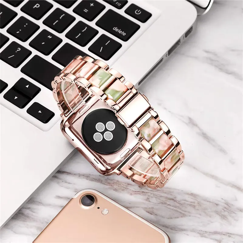 Luxury Metal Resin Strap
