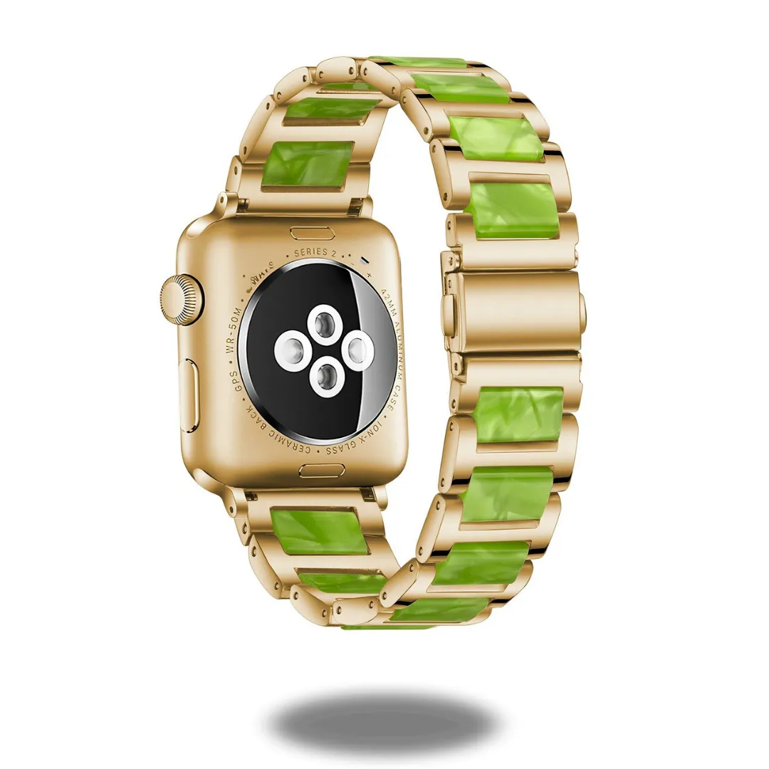 Luxury Metal Resin Strap
