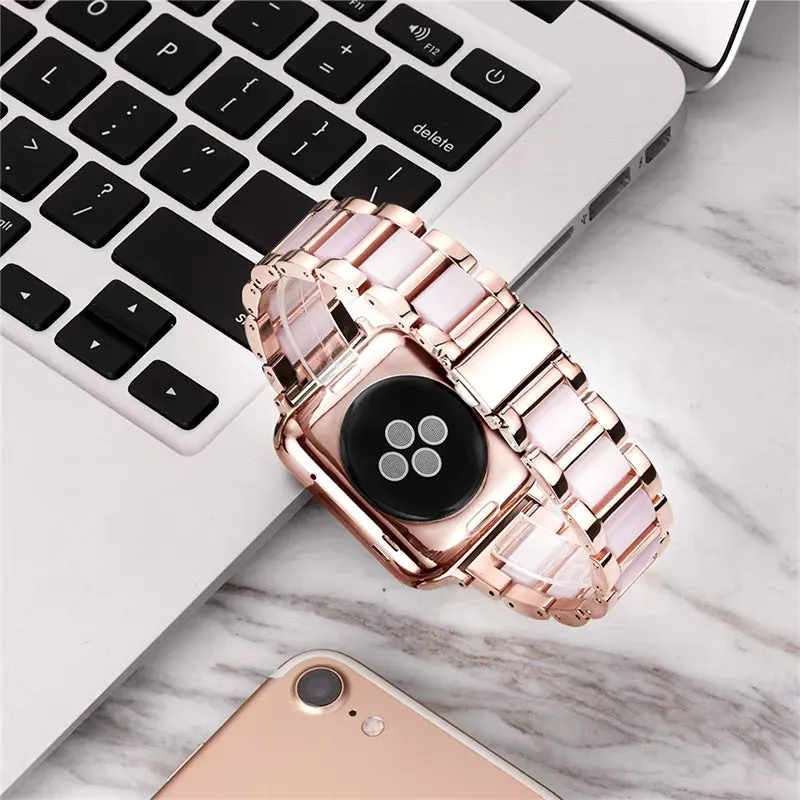 Luxury Metal Resin Strap