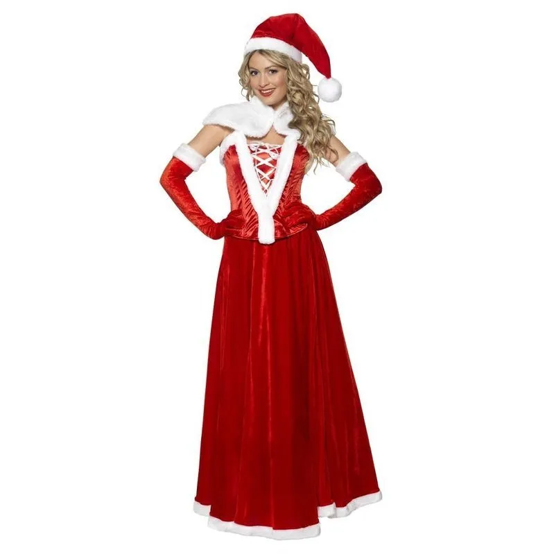 Luxury Miss Santa Costume
