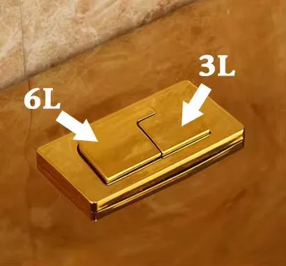 Luxury Modern Bathroom Golden Toilet Seat