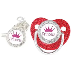 Luxury Princess & Prince Baby Bling Pacifier