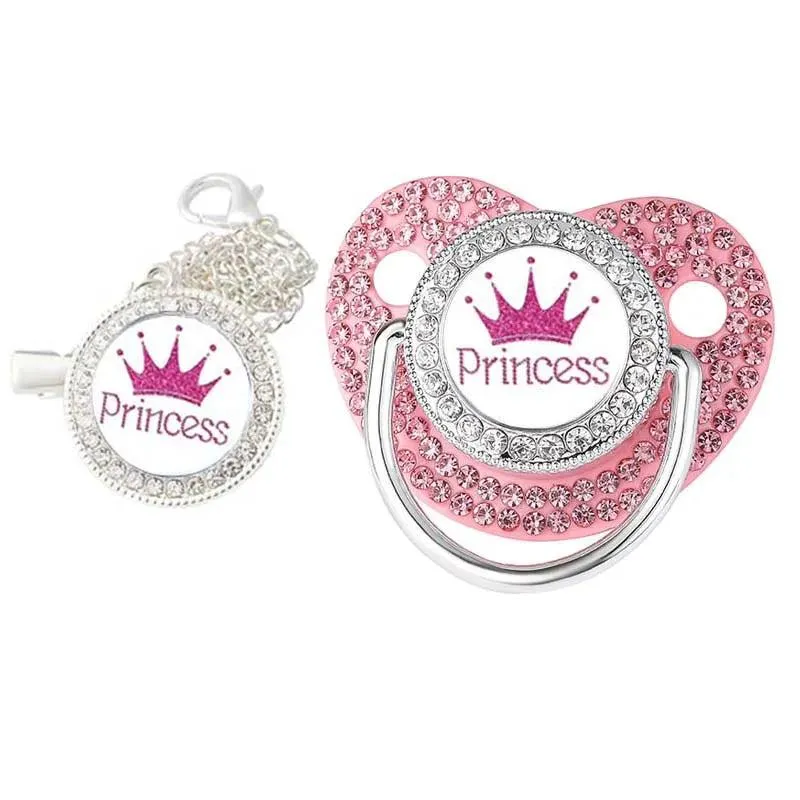 Luxury Princess & Prince Baby Bling Pacifier