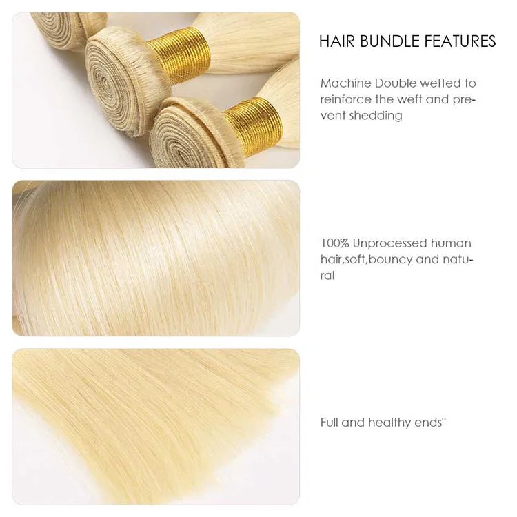 Luxury Series #613 Straight Virgin Hair Bundle Deal