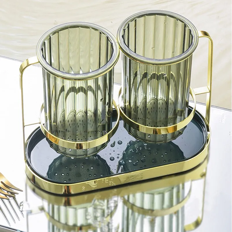 Luxury Spoon Fork Chopsticks Storage Holder - Jennyhome