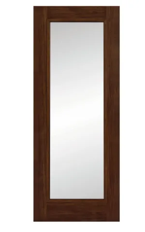 Luxury Walnut Shaker Door Clear Glass 78x26