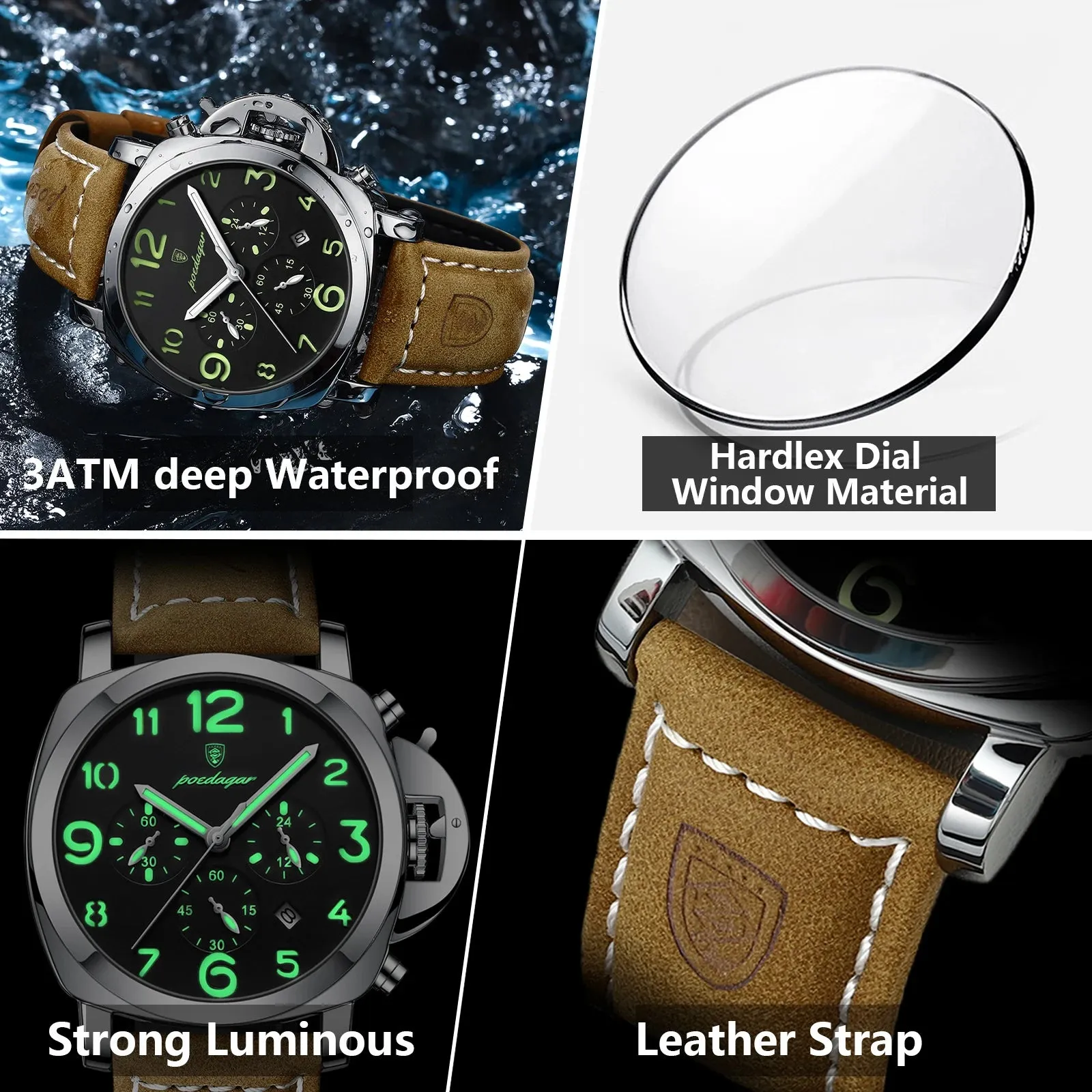Luxury Waterproof Military Watch for Men