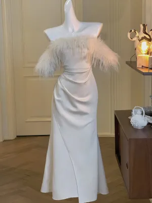 Luxury Wedding Party Formal Occasion Prom Maxi Dress New Vintage Sexy Bodycon Bandage Party All Season Dress