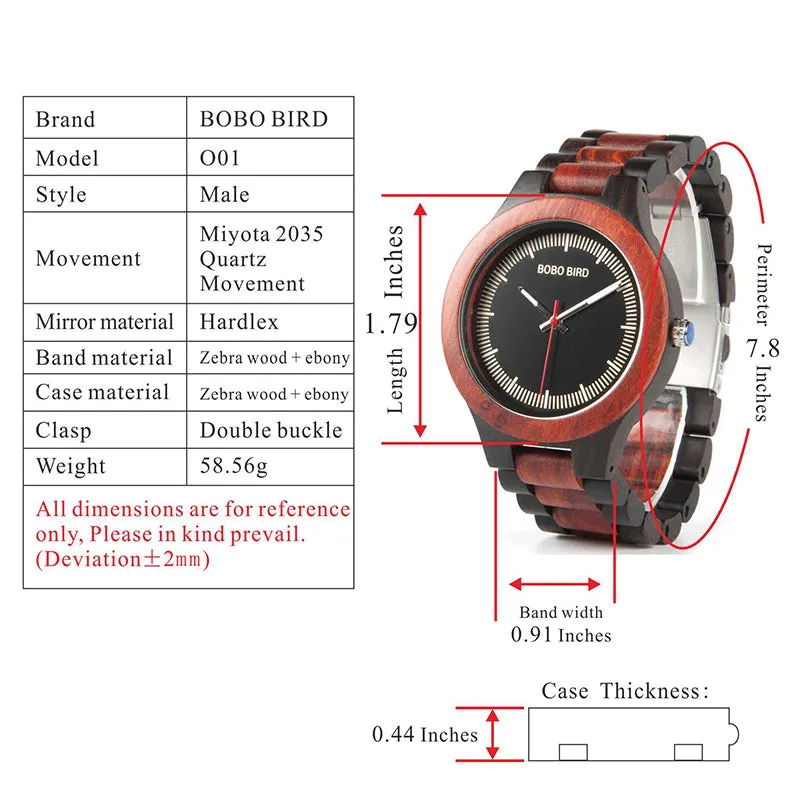 Luxury Wooden Watch for Men