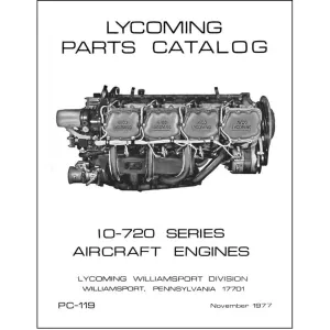 Lycoming IO-720 Series, 1983 Parts Catalog PC-119-A (PC-119-A)