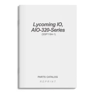 Lycoming IO, AIO-320-Series Parts Catalog (SSP1184-1)