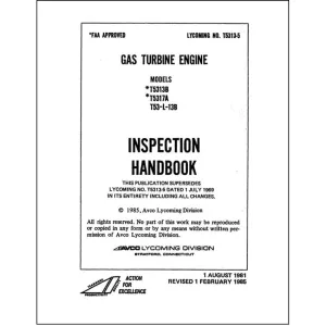 Lycoming T53-13B, T53-L-13B Inspection Handbook (T5313-5)