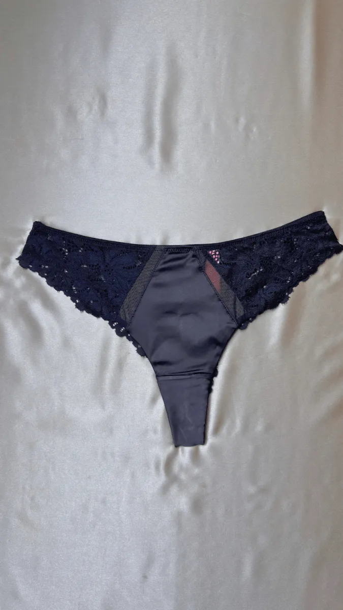 Lyla Black Satin Fancy Panties