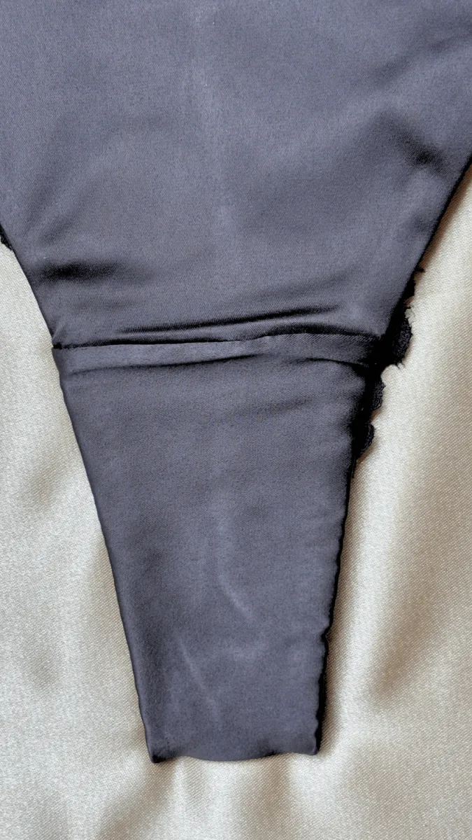 Lyla Black Satin Fancy Panties