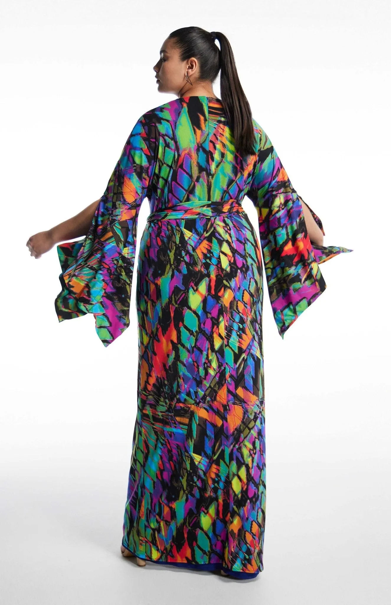 Lysee Papillon | Runway Ready: Bold Colored Long Dress