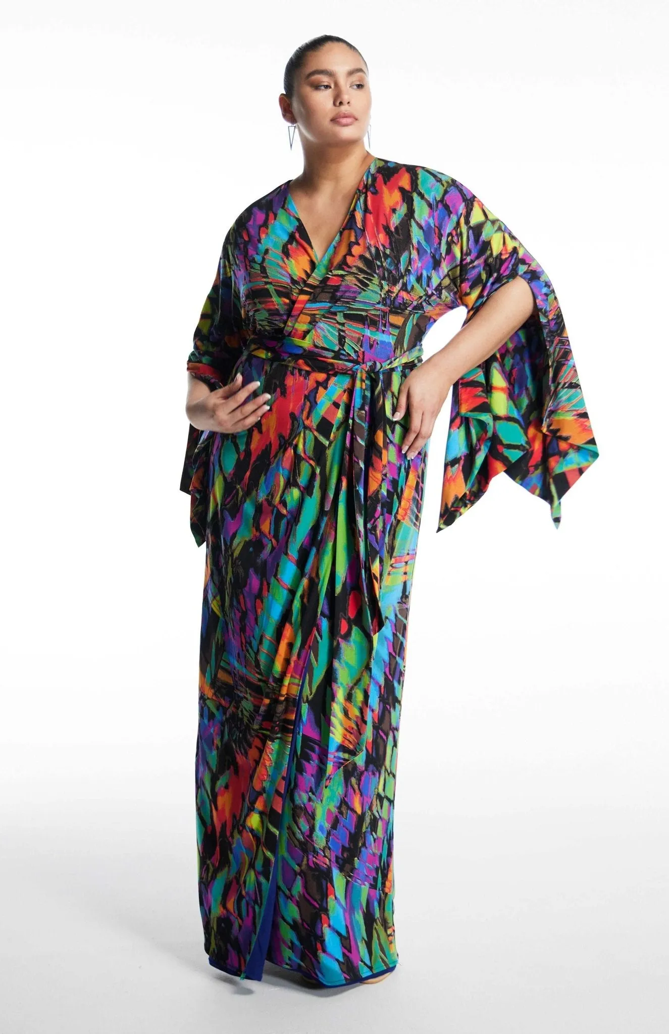 Lysee Papillon | Runway Ready: Bold Colored Long Dress