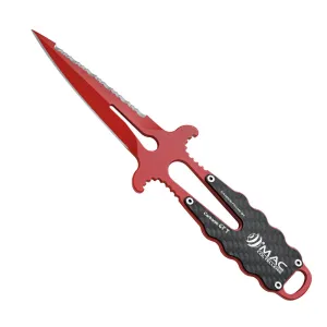 Mac Coltellerie Apnea 9 Carbon Dive And Spear Knife With Lanyard - MAC36L